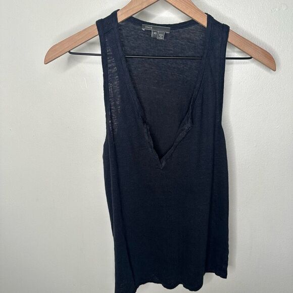 Vince Linen Tank Top - Picture 2 of 5